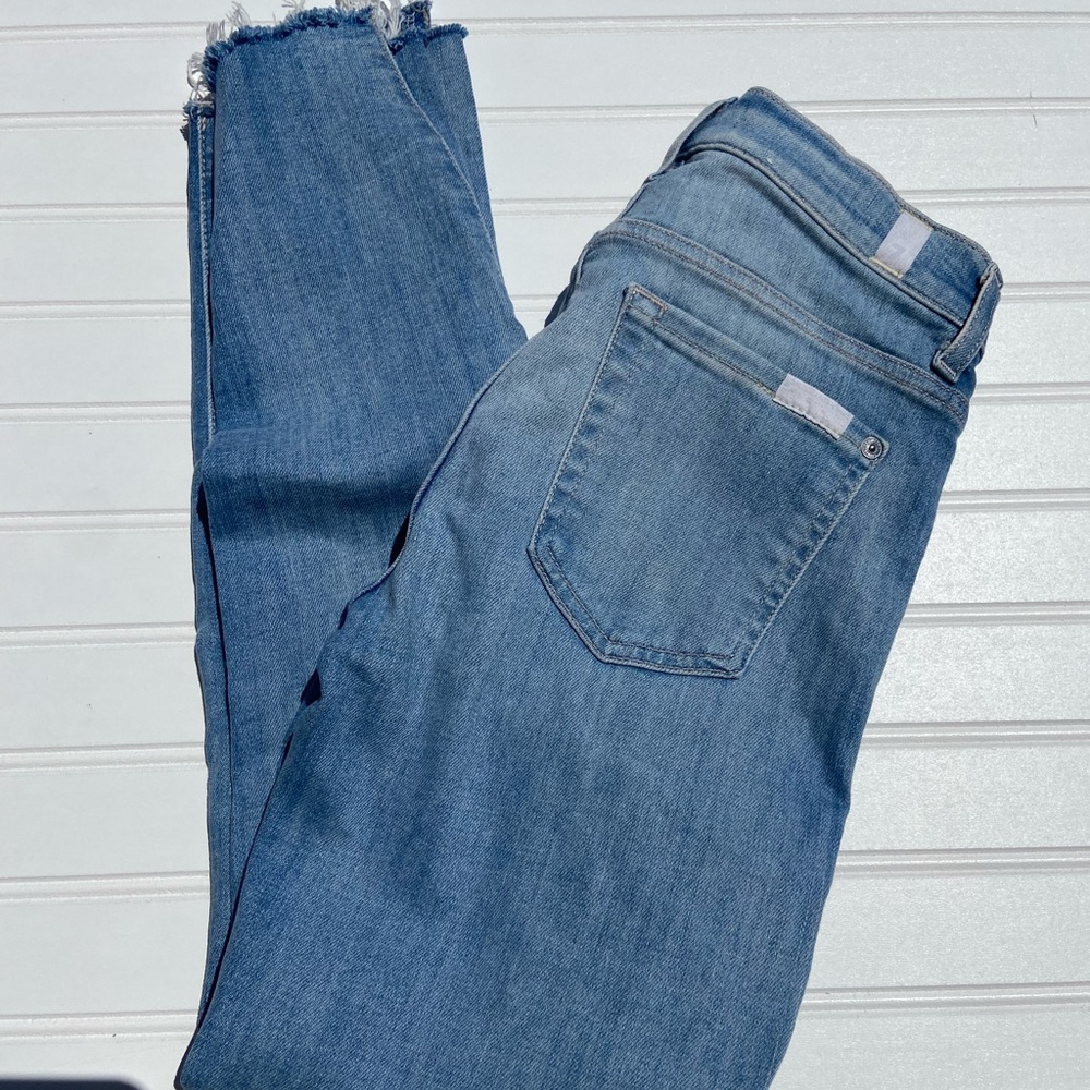 7FAMK Skinny Ankle Cut Jeans Sz:25 - Picture 2 of 9